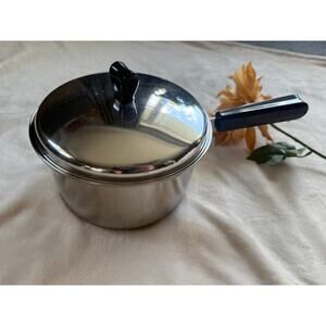 Vintage Norrisware Stainless Steel Sauce Pan with Lid PFAS FREE